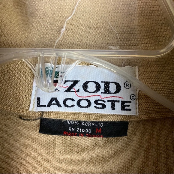 Lacoste Izod Light Jacket Size Medium Vintage - Picture 5 of 11
